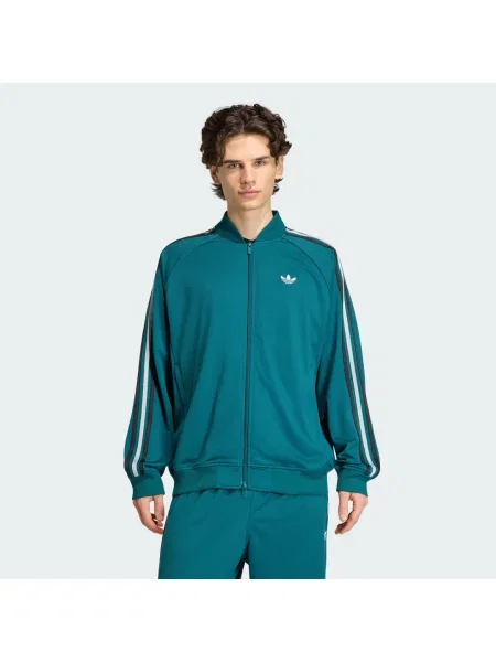Síťovaná bunda Adidas zelená