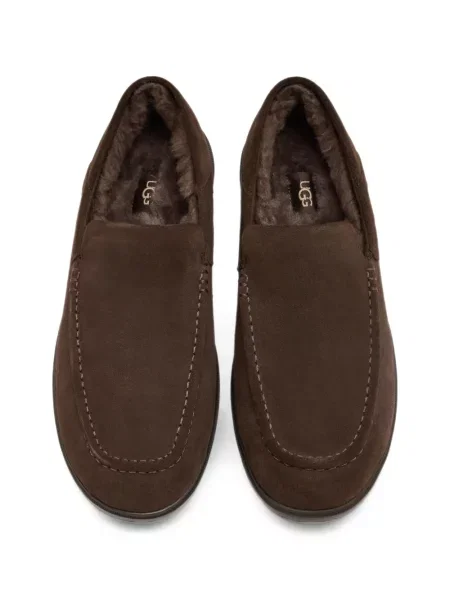 Pantofi loafer Ugg din piele de căprioară maro
