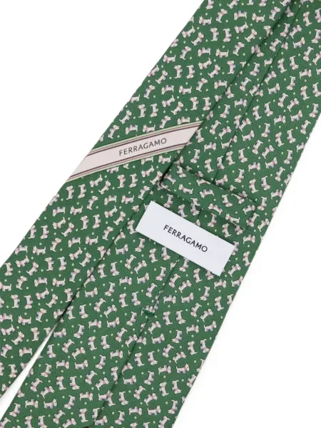 Cravată Ferragamo verde