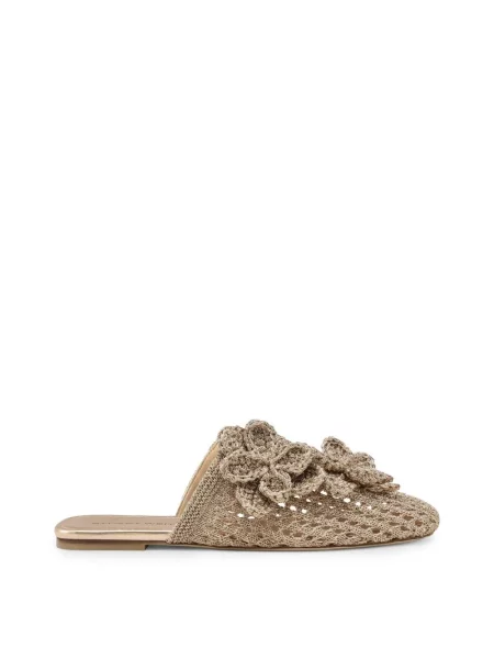 Klapki mules Stuart Weitzman żółte