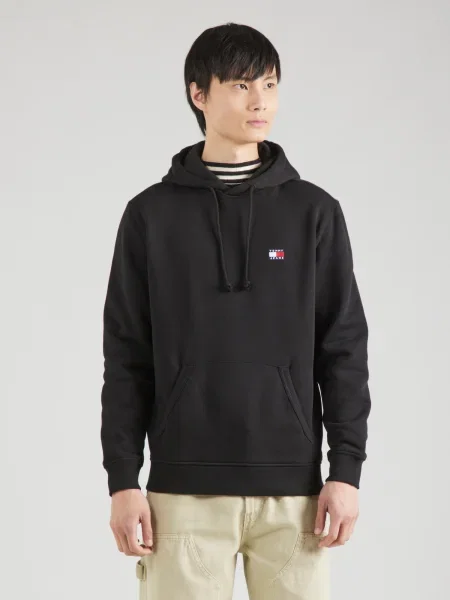 Palton Tommy Jeans negru