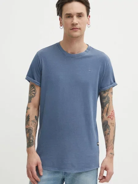 Футболка G-Star Raw x Sofi Tukker однотонна синій