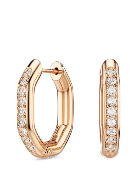 Cercei Swarovski roz