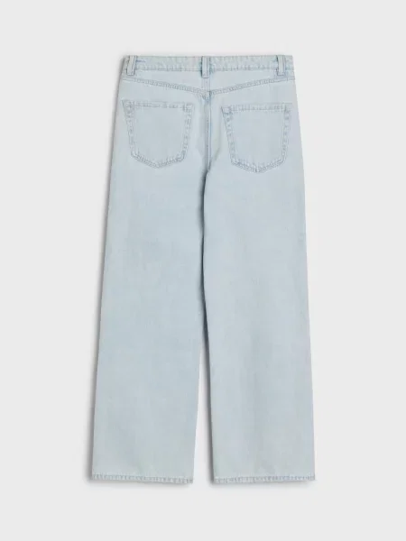 Широкі джинси синій