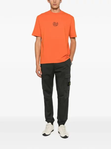Pantaloni cargo Stone Island cu strasuri gri