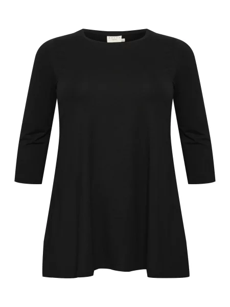 KAFFE CURVE Tricou Jena' negru