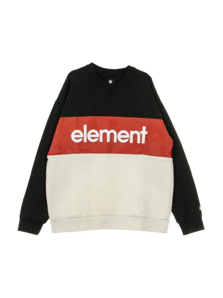 Bluza Element z okrągłym dekoltem czarna