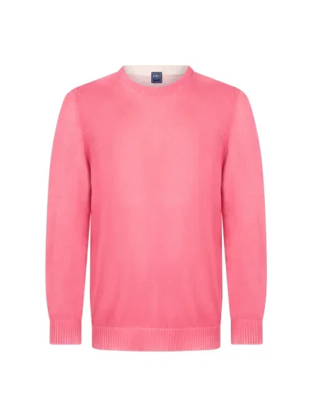 Dzianinowy sweter Fedeli różowy
