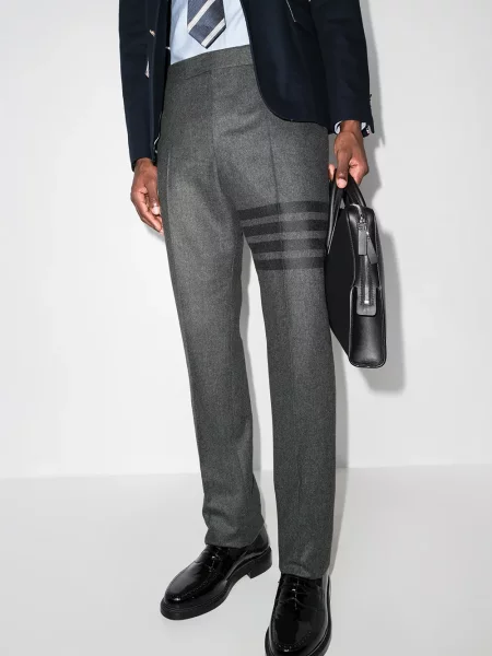 Flanelės kelnės Thom Browne pilka