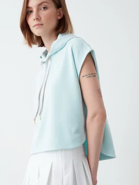 Худі Colmar модал/поліестер блакитний