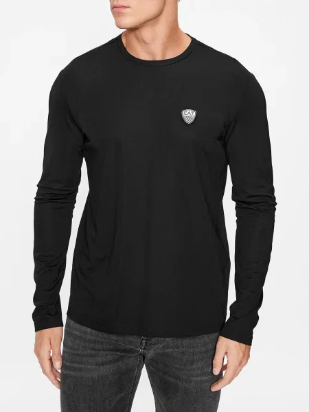 Лонгслів Віскоза/поліамід чорний