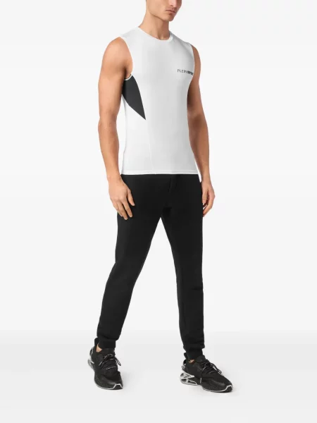 Tricou Plein Sport din jerseu alb