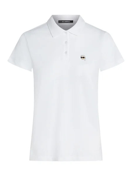 Karl Lagerfeld Tricou bej / negru alb