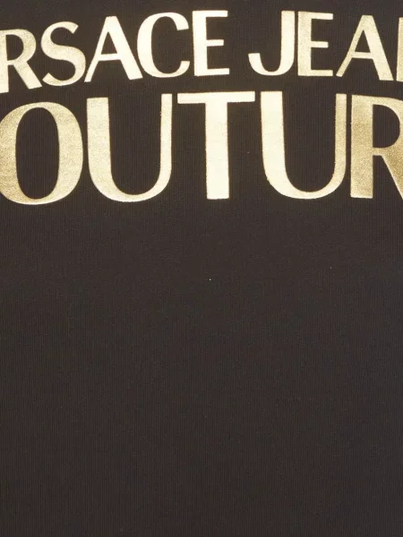 Hanorac Versace Jeans Couture cu imagine negru
