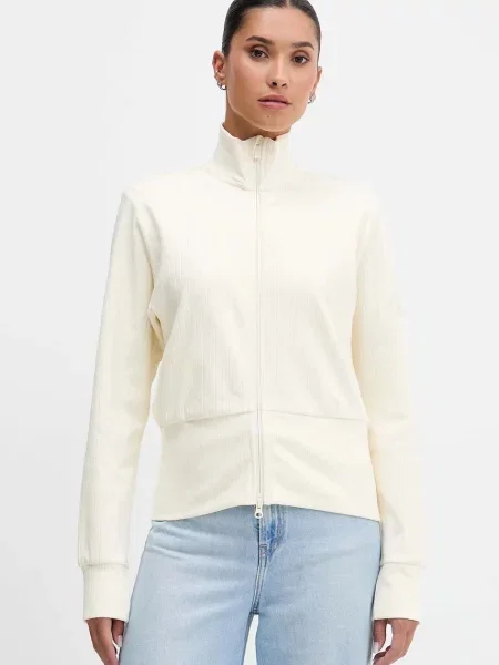 Adidas bluza All Szn Winterized gładka beżowy