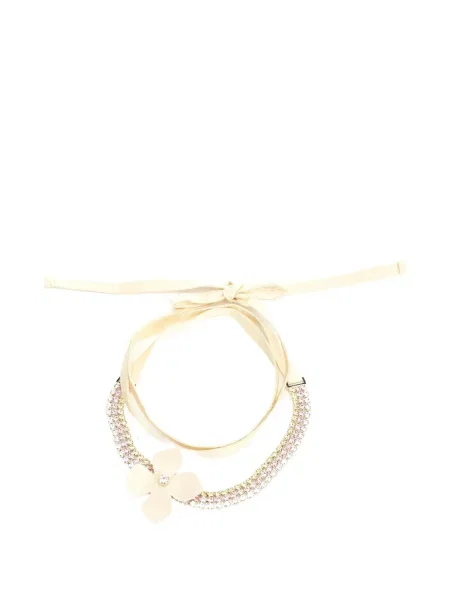 Colier Marni cu model floral auriu