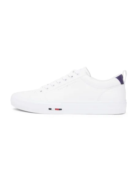 Sneakerși Tommy Hilfiger din piele alb