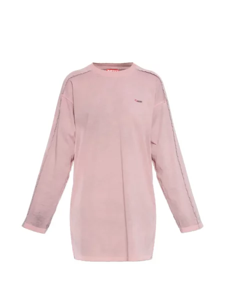 Rochie maxi Diesel lungă de costum roz