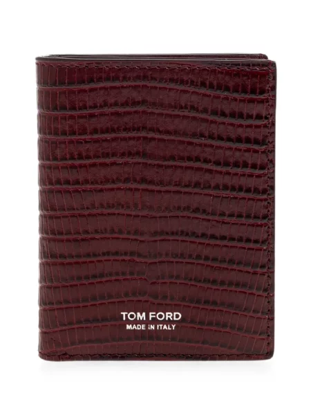 Portofel Tom Ford din piele roșu