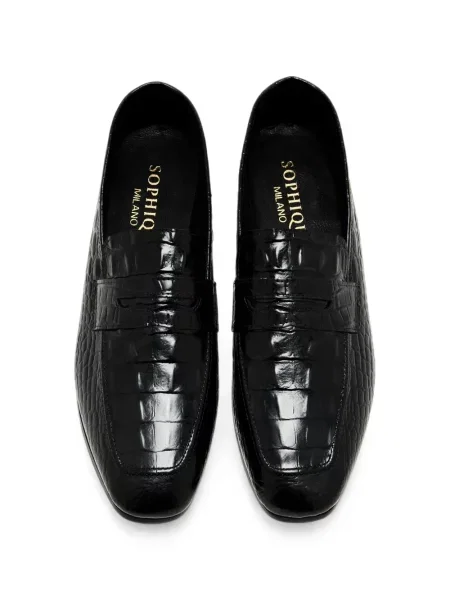 Pantofi loafer Sophique din piele negru