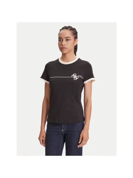 Guess T-shirt Regular Fit crna