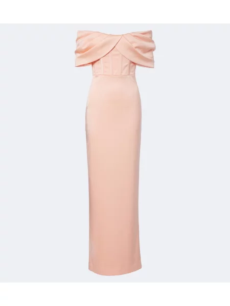 Rochie Rebecca Vallance din satin roz