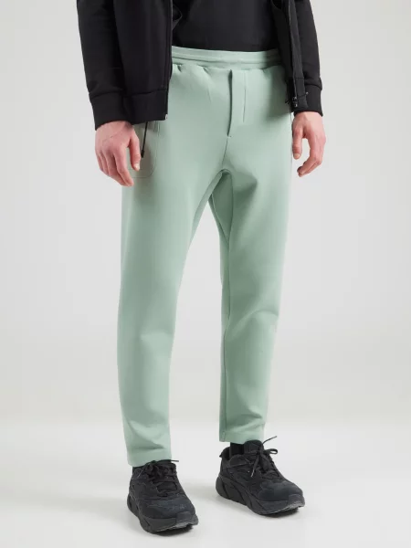 BOSS Green pantaloni de trening bărbați BOSS X PORSCHE verde