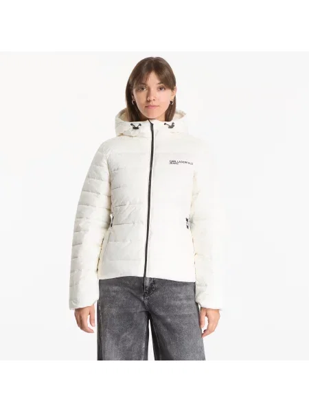 Μπουφάν Karl Lagerfeld Jeans Light Padded Logo Jacket Egret L