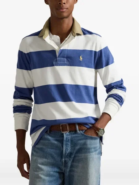 Șapcă Polo Ralph Lauren cu broderie din țesătură twill în carouri albastru