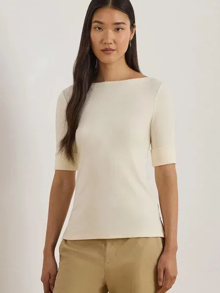 Lauren Ralph Lauren Majica kratkih rukava bež