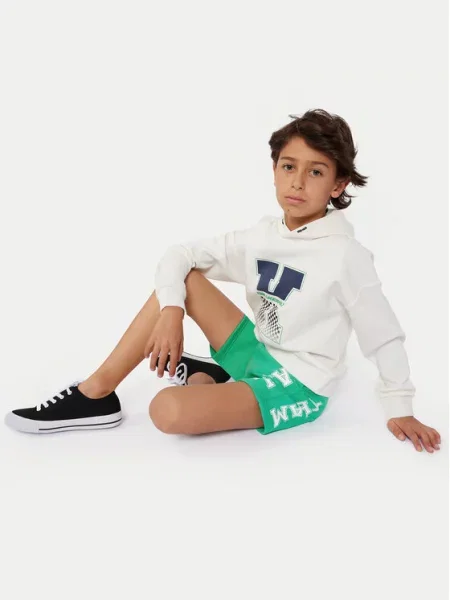Sportovní kraťasy Karl Lagerfeld Kids zelené