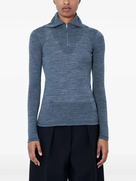 Top Jil Sander tricotate gri