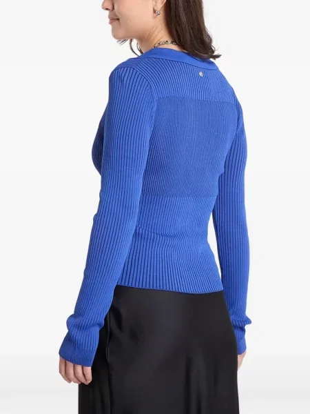 Cardigan Desigual tricotate albastru