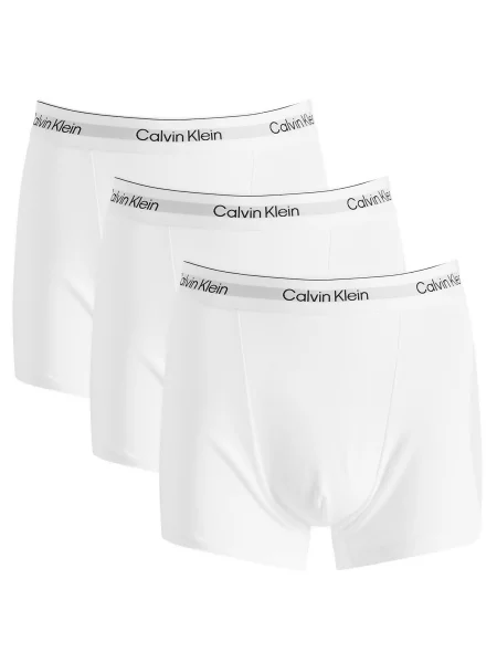 Majtki z elastycznym paskiem z logo w zestawie 3 szt. Calvin Klein Underwear biały