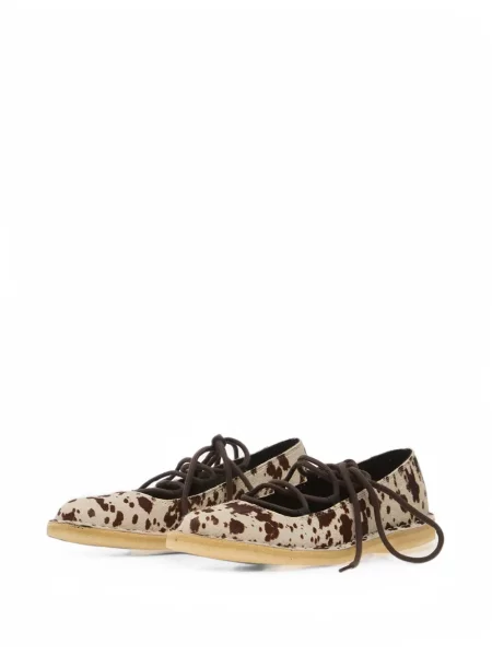 Μπαλαρίνες Clarks Originals με κορδόνια με δαντέλα λευκό