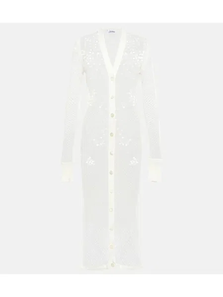 Sukienka midi Jean Paul Gaultier do kolan garniturowa biała