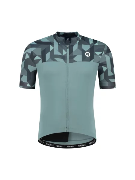 Koszulka rowerowa Rogelli Essential Graphic szara