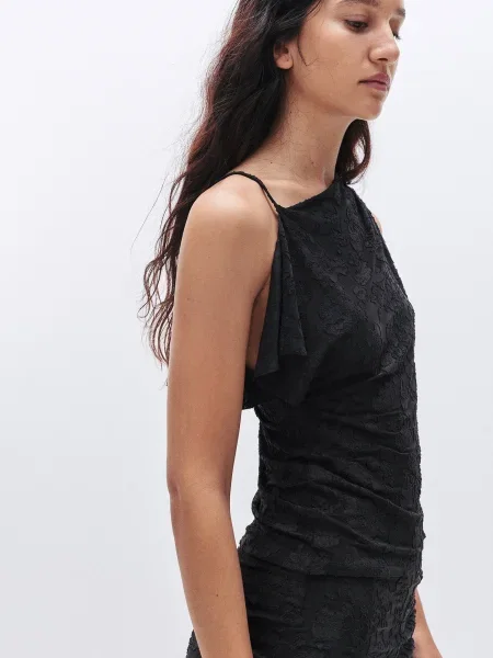 Pull&Bear Top črna
