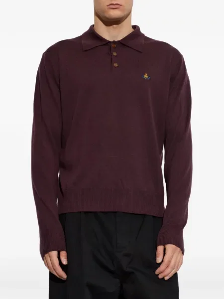 Με κολάρο polo Vivienne Westwood μωβ