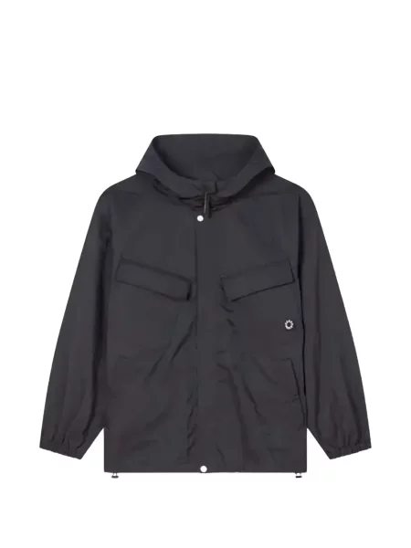 Geacă Kenzo cu model floral cu glugă gri