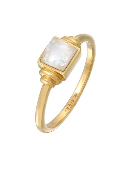 ELLI PREMIUM Prstan zlata bela