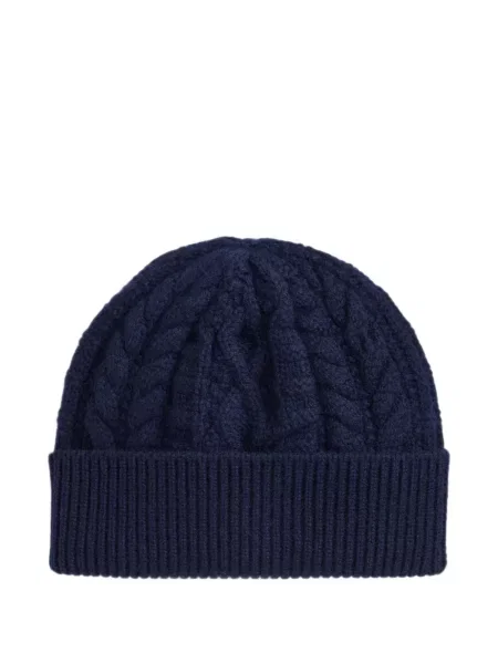 Căciulă Ralph Lauren Purple Label din cașmir albastru