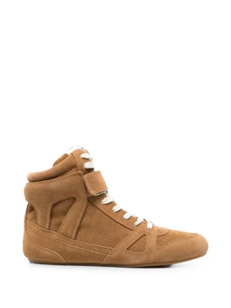 Sneakerși Marant cu bretele maro