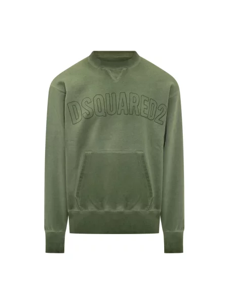 Bluza Dsquared2 z długim rękawem zielona