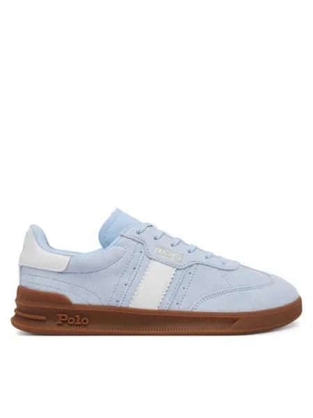 Polo Ralph Lauren Nízke tenisky AERA svetlomodrá / zlatá / biela modrá