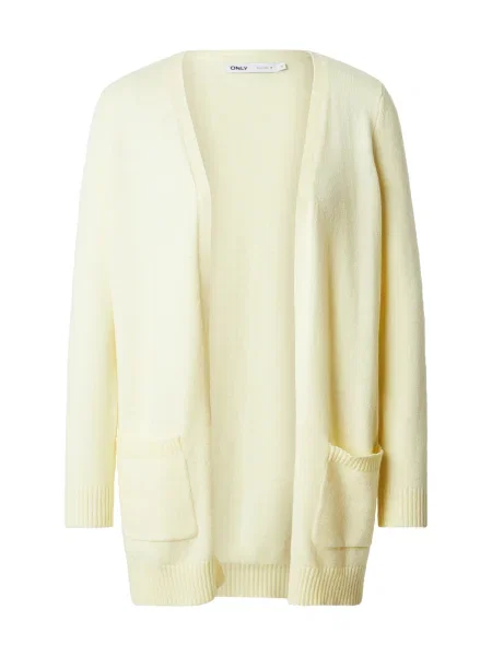 ONLY Geacă tricotată ONLLESLY pastel galben