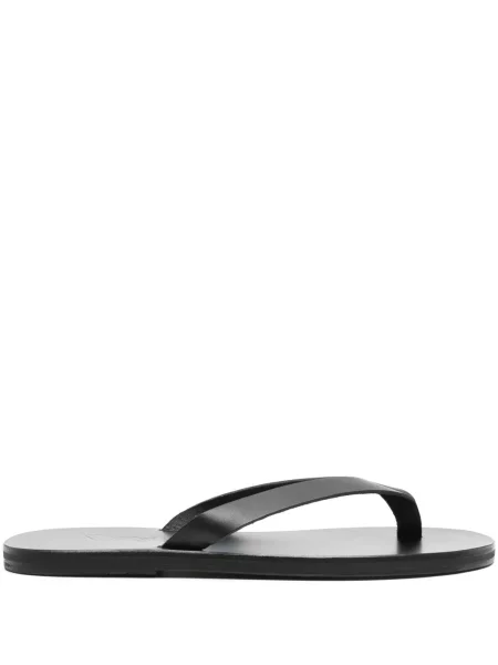 Sandale Ancient Greek Sandals din piele fără toc negru