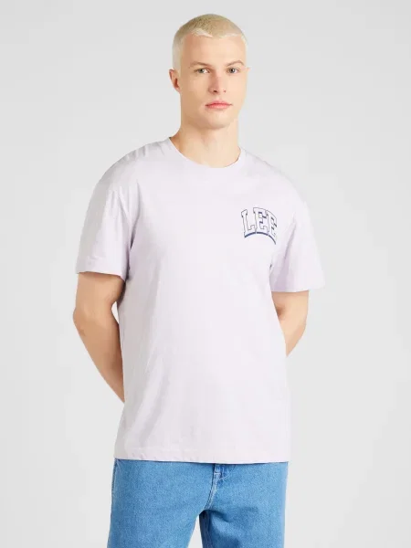 Lee Tricou VARSITY albastru / mov pastel roz