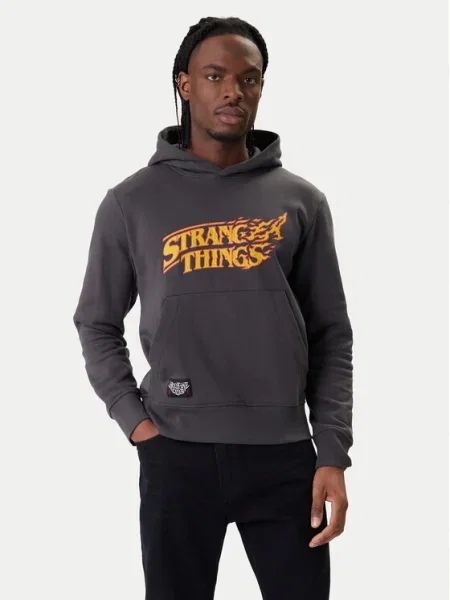 Jack & Jones Pulóver Stranger Things szürke