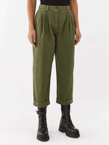 Pinko Blugi Pista Boyfriend Fit verde